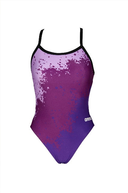 ARENA Women's Spraypaint MaxLife Challenge Back One Piece Swimsuit