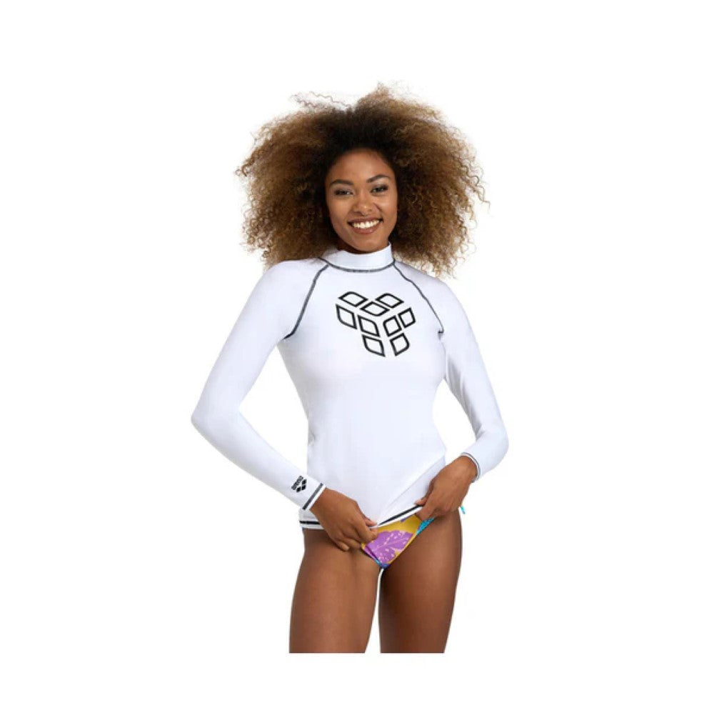ARENA Women'S Rash Vest LS Graphic