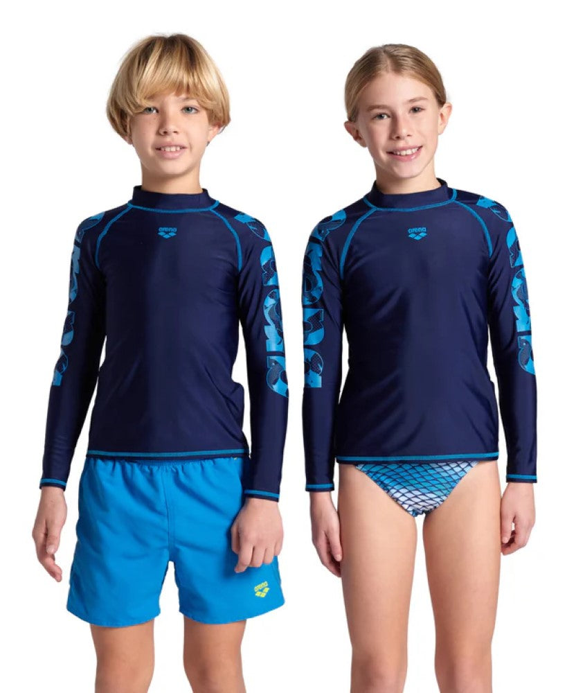 Unisex Jr Arena Rash Vest LS Graphic