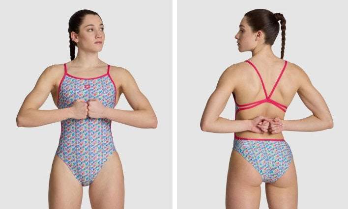 ARENA Women'S Starfish Swimsuit Lace Back
