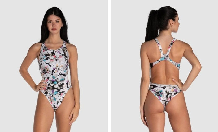 ARENA Women'S Zinnia Party Swimsuit Swim Tech Back