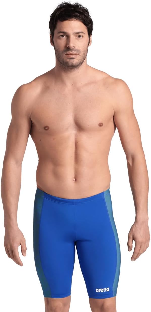 Arena Men's Abstract Tiles Jammer Swimsuit