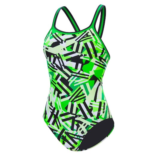 DOLFIN XtraSleek Tectonic DBX Back One Piece Swimsuit