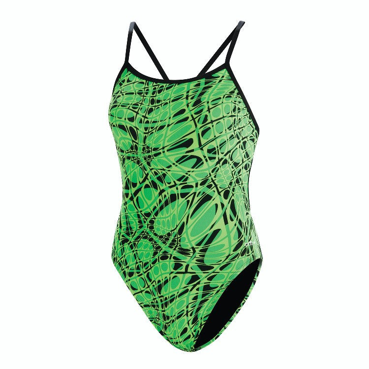 DOLFIN Womens Reliance Energy String Back One Piece Swimsuit