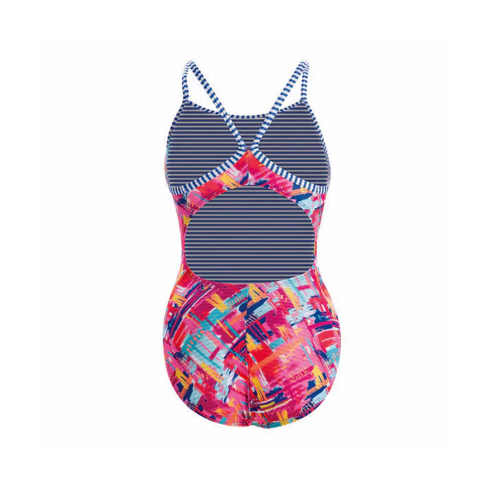 DOLFIN Uglies Basket Case V-2 Back One Piece swimsuit