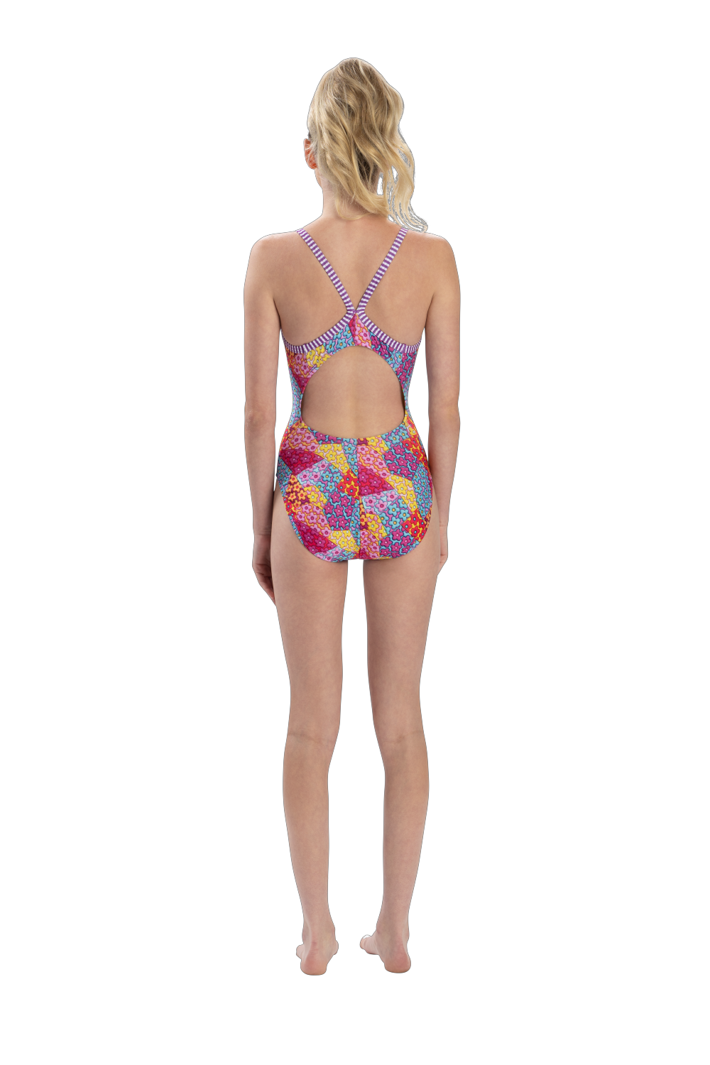 Dolfin Womens Uglies Jellin Print V-2 Back 1-Piece