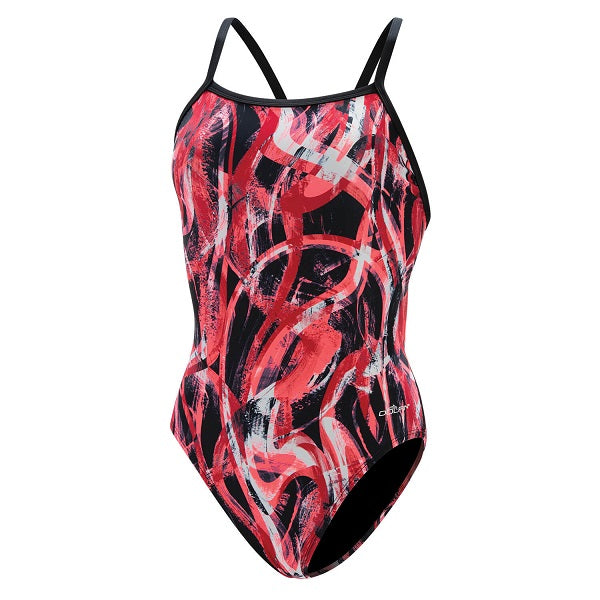 DOLFIN Women's XtraSleek Supernova V-2 Back One Piece Swimsuit