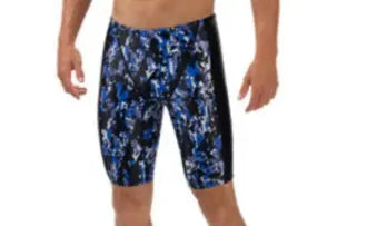 Springwood_Dolfin Breaker Print Spliced Jammer, Blue(plain)