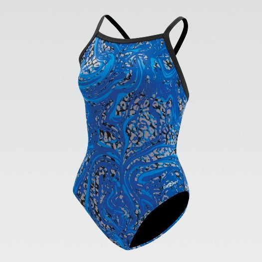 DOLFIN Women's XtraSleek Eco V-2 Back (Hurricane, Torrent)