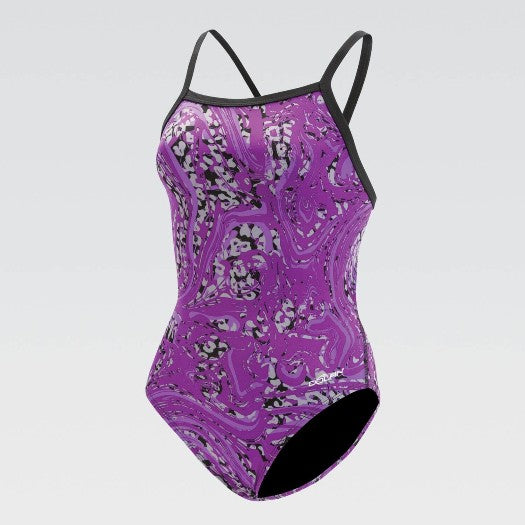 DOLFIN Women's XtraSleek Eco V-2 Back (Hurricane, Torrent)