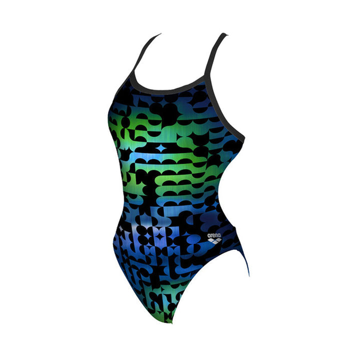 Arena MIXED BLUR ONE PIECE FL WOMAN