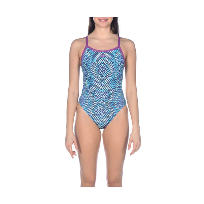 Arena SNAKE SKIN CHALLENGE BACK ONE PIECE WOMAN