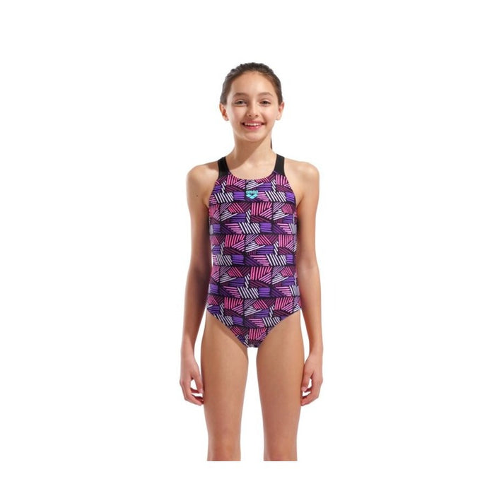 Arena Girl's Candies Swim Pro Back One Piece Swimsuit