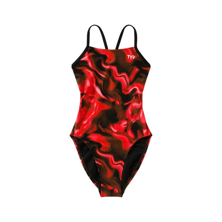 TYR Girls Durafast Elite Cutoutfit One-Piece Swimsuit – Waveform