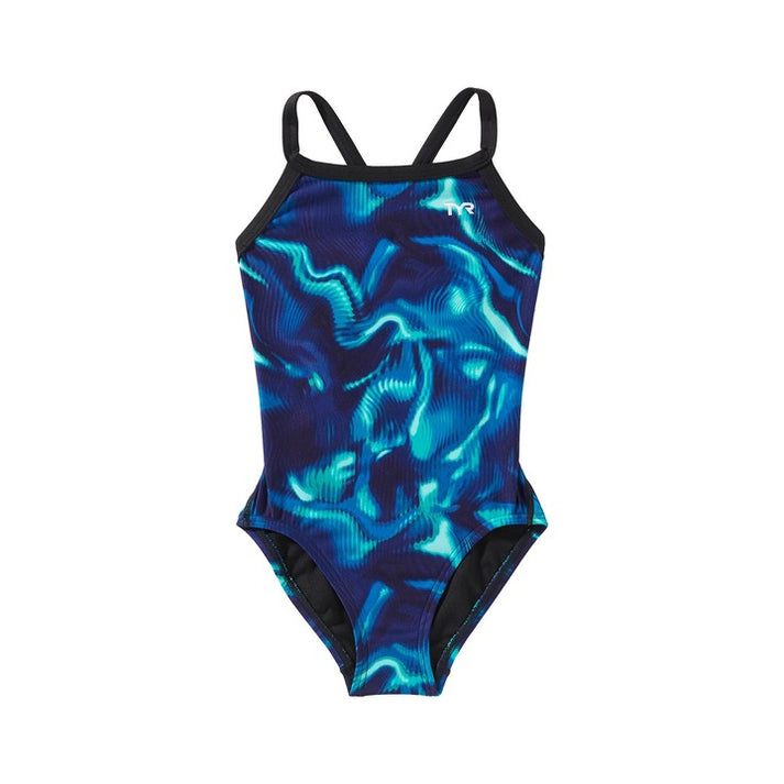 TYR Girls Durafast Elite Diamondfit One-Piece Swimsuit – Waveform