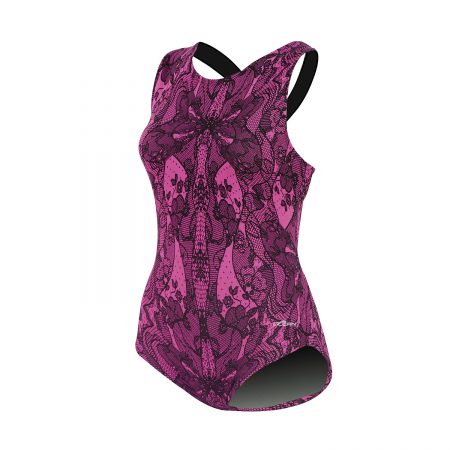 Aquashape Moderate Lap Suit - Lacey Print