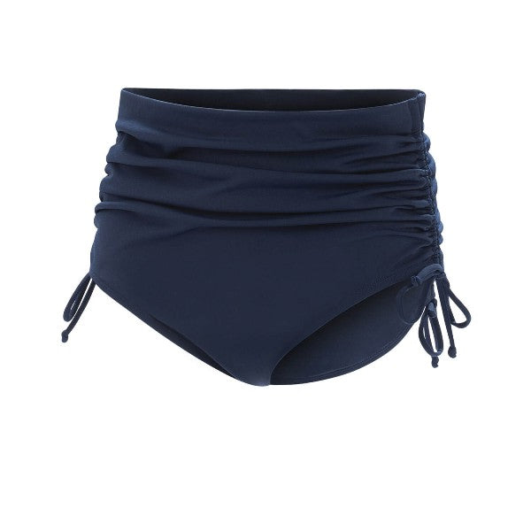 DOLFIN Aquashape Women's Navy Adjustable High Waisted Moderate Brief Swimsuit Bottoms