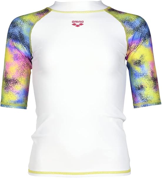 Arena RASH VEST S/S ALLOVER Sun Protection GIRL