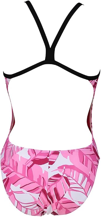 Arena PINK TROPICALS CHALLENGE BACK ONE PIECE WOMAN