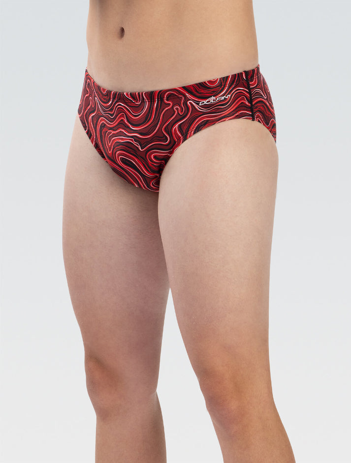 Dolfin Men's Reliance Tsunami Racer Swim Brief