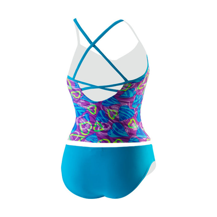 SPEEDO Girls Dynamic Love Cinch Front 2PC (7-16)