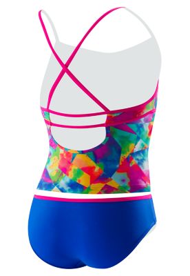 SPEEDO Girl's Tie Dye Sky Tankini 2PC (7-16)