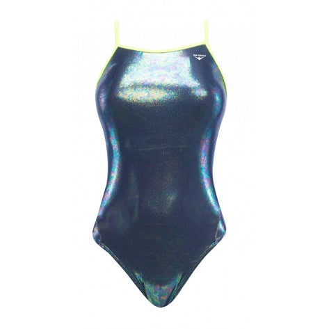 The Finals Women's Funnies Irid Oil Foil Wing Back Swimsuit
