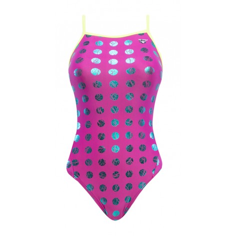 The Finals Women's Spec Foil Funnies Wing Back Swimsuit
