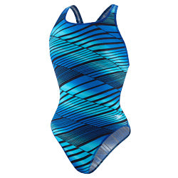 SPEEDO PowerPLUS Variegated Lanes Drop Back Adult