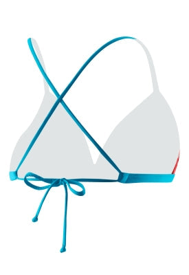 SPEEDO Women's Every Which Way Triangle Tie Back Top - Endurance Lite