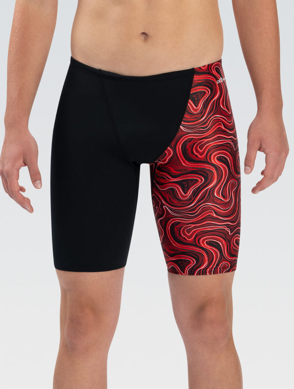 Dolfin Men's Relianc Tsunami Asymmetrical Swim Jammer