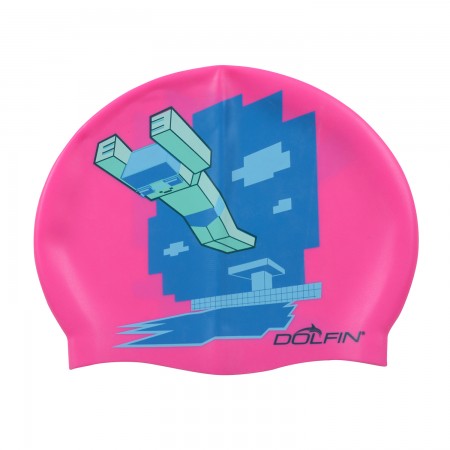 DOLFIN Divecraft Silicone Swim Cap