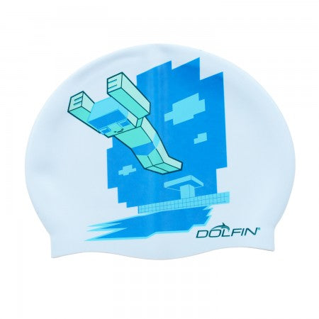 DOLFIN Divecraft Silicone Swim Cap