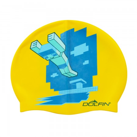DOLFIN Divecraft Silicone Swim Cap