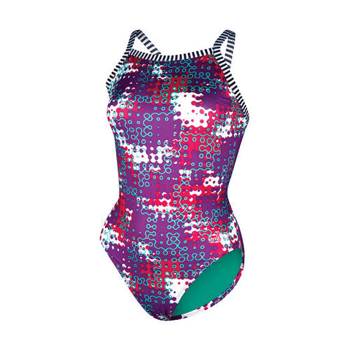 DOLFIN Womens Uglies New Wave V-2 Back One Piece