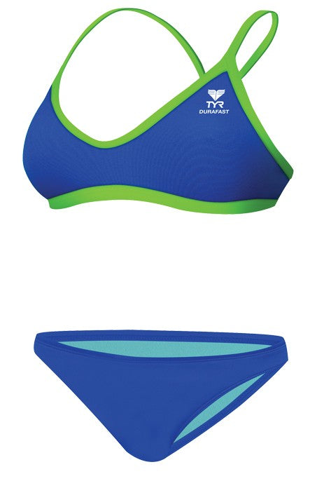 TYR Durafast Lite Female Solid Brites Crossfit Workout Bikini - Adult