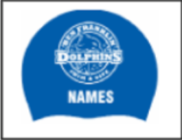 BEN FRANKLIN Swim Club_Personalized Silicone Caps (Set of 2)