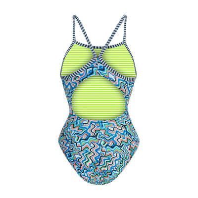 Women\'s Uglies Zig Zag V-Back One Piece Swimsuit