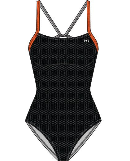 TYR Womens Hexa Cutoutfit Swimsuit