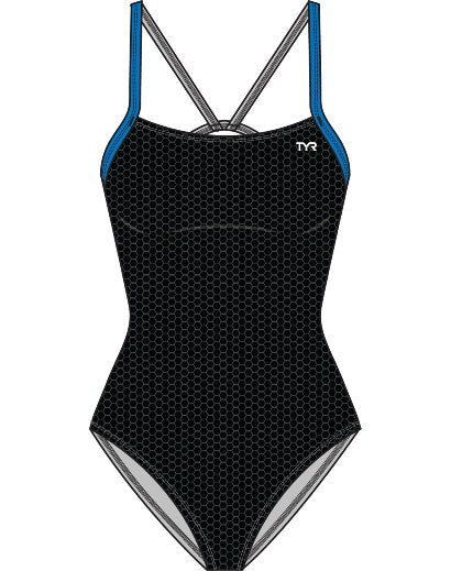 TYR Womens Hexa Cutoutfit Swimsuit