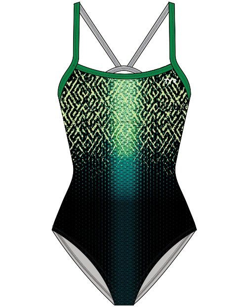 TYR Girls Odyssey Cutoutfit Swimsuit