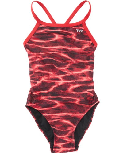 TYR Girls's Lambent Diamondfit Swimsuit