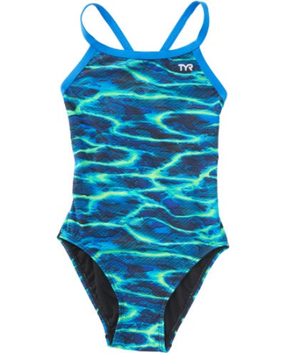 TYR Girls's Lambent Diamondfit Swimsuit