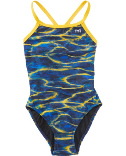 TYR Girls's Lambent Diamondfit Swimsuit