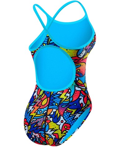 TYR Girls' Astratto Diamondfit Swimsuit
