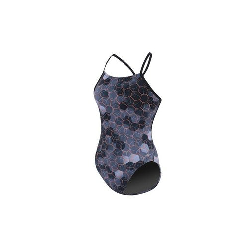 DOLFIN Women's Graphlite Series Green Cross Back One Piece