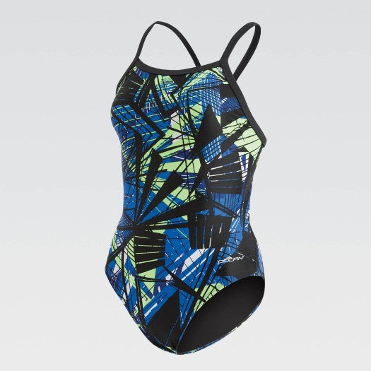 DOLFIN Women's XtraSleek Eco V-2 Back (Hurricane, Torrent)