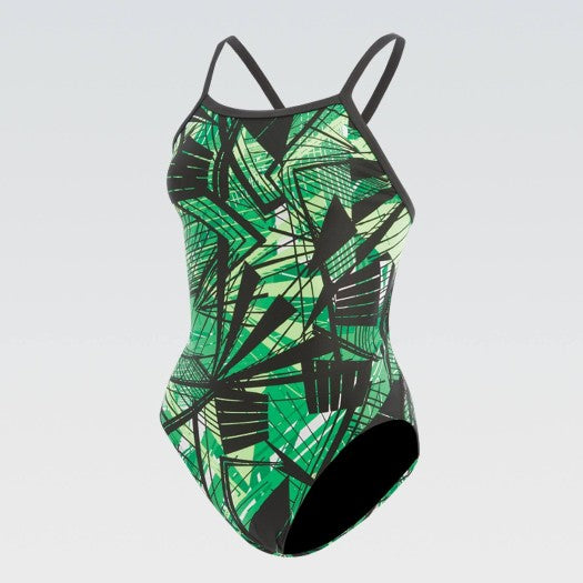 DOLFIN Women's XtraSleek Eco V-2 Back (Hurricane, Torrent)
