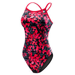 TYR Girls' Labyrinth Diamondfit Swimsuit - Youth