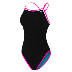 TYR Women's Solid Brites Reversible Diamondfit Swimsuit - Adult